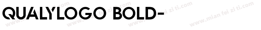 QualyLogo Bold字体转换